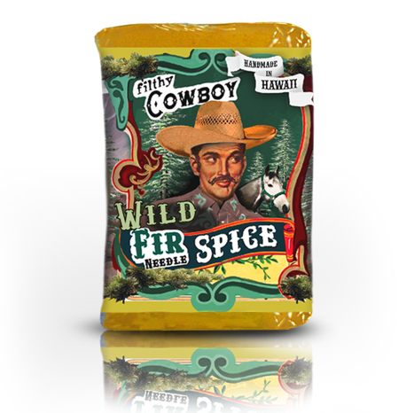 Filthy Cowboy Wild Fir Needle Spice Soap bar