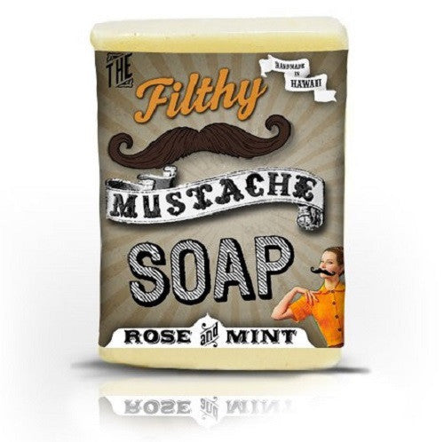 Filthy Mustache Mint Rose Soap Bar