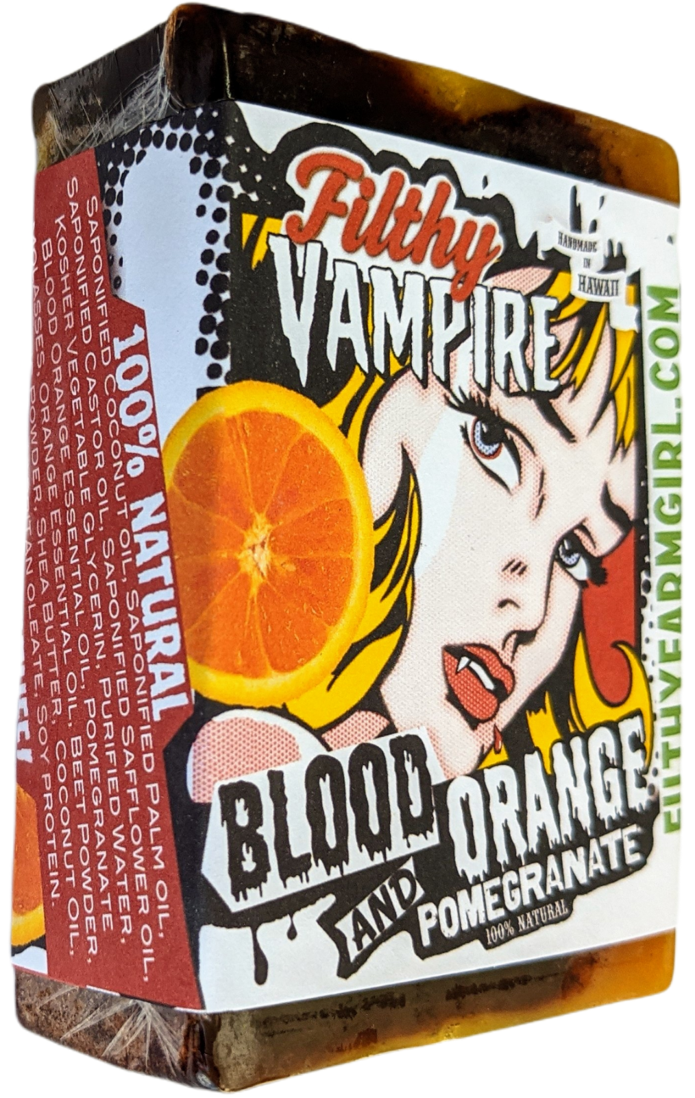 Filthy Vampire Soap - Blood Orange Pomegranate Turmeric